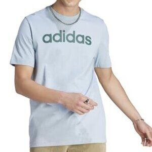 NWT - Adidas Men's Essentials Single Jersey Linear Logo Tee - Size L